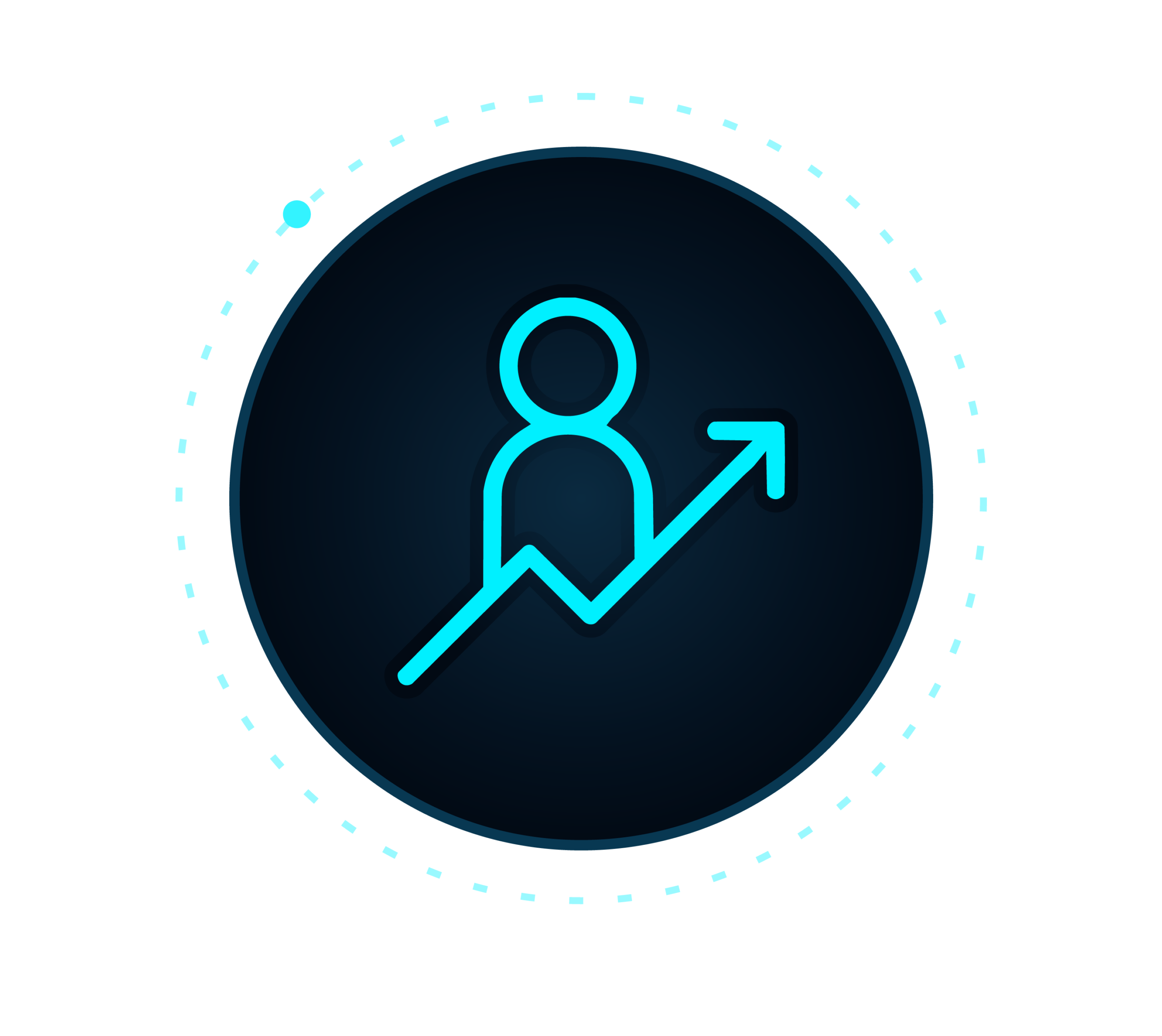 Follower Growth Strategy Icon