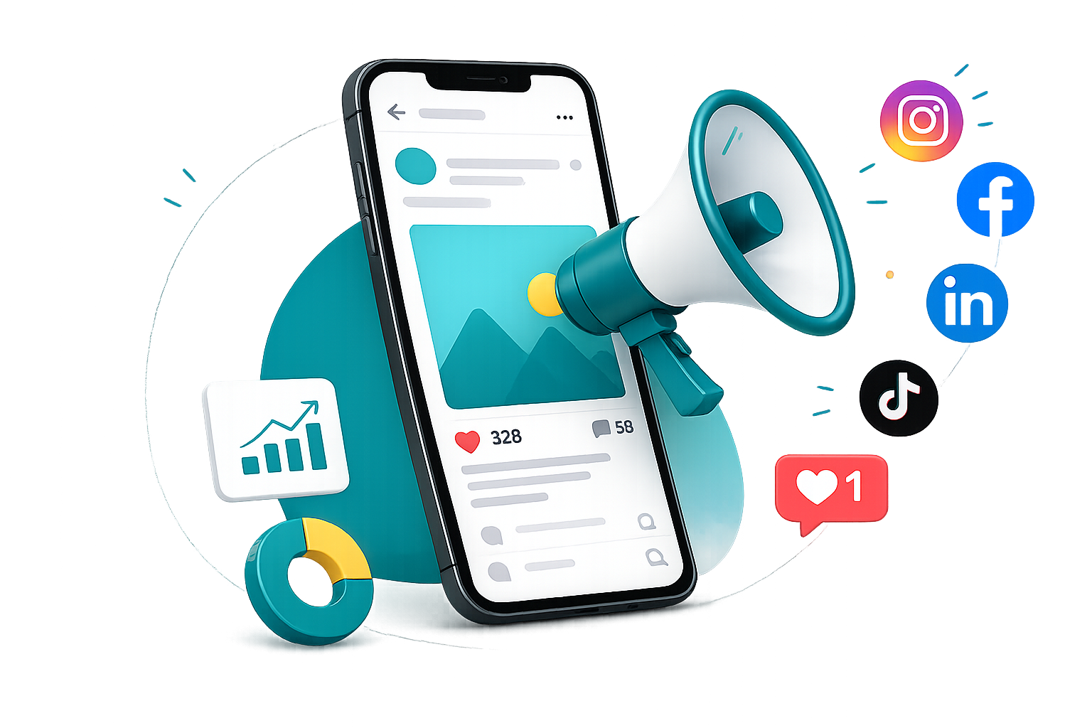 Social Media Marketing Graphic